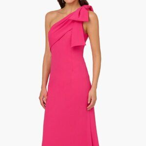 Adrianna Papell One-Shoulder Gown